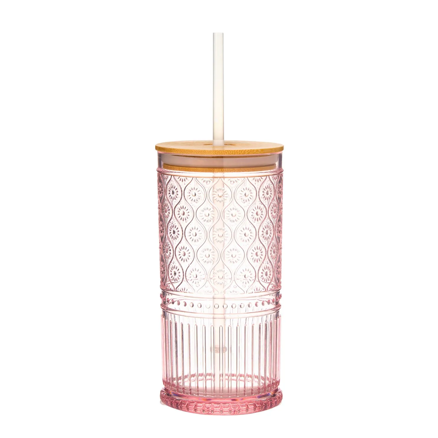 Godinger Claro to-go krus 4 stk pink akryl