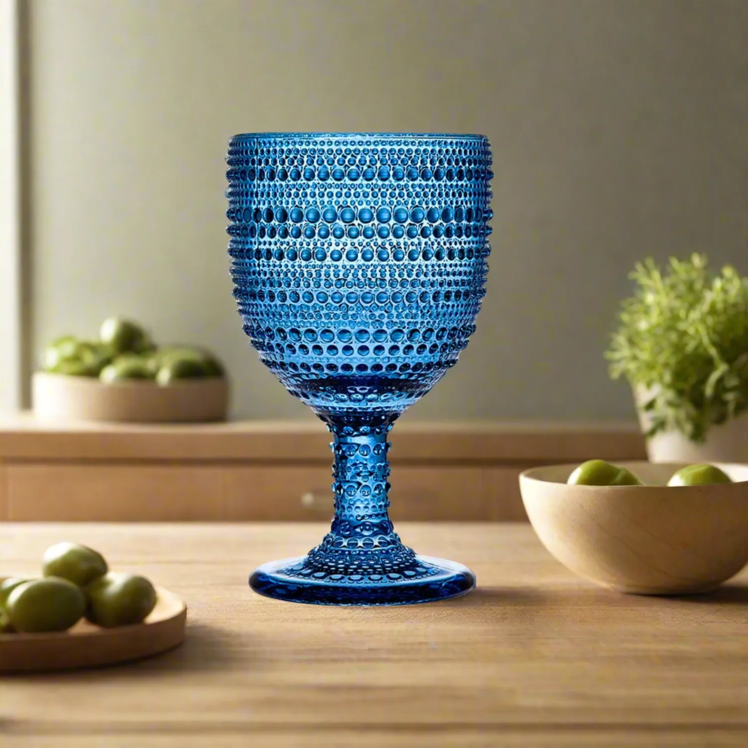 Godinger Lumina Blue pokalglas 4 stk blå 350 ml