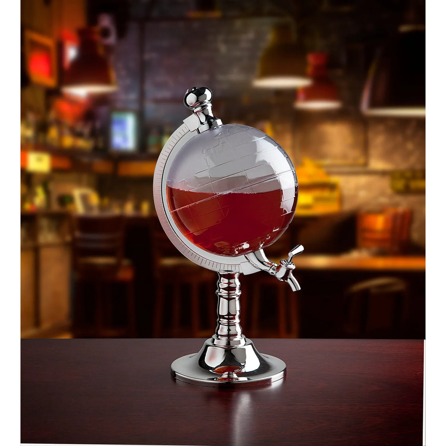 Godinger Globe drikkedispenser 55oz klar akryl