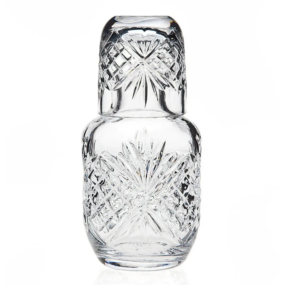 Godinger Dublin natkaraffel med glas krystal