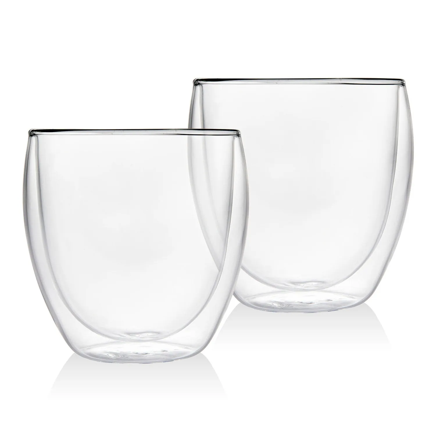 Godinger kaffeglas dobbeltvægget medium 2 stk 266 ml