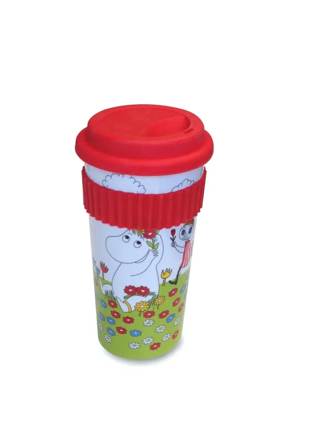 Opto Design Snorkmaiden & Mumlan Flower to-go krus 0,5 L melamin