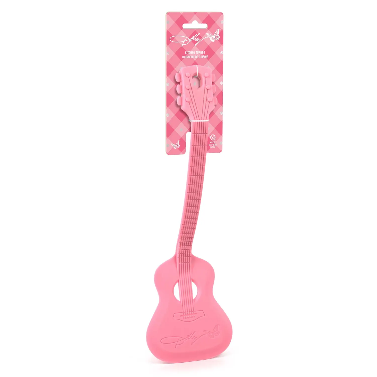 Fred Dolly Guitar paletkniv nylon lyserød