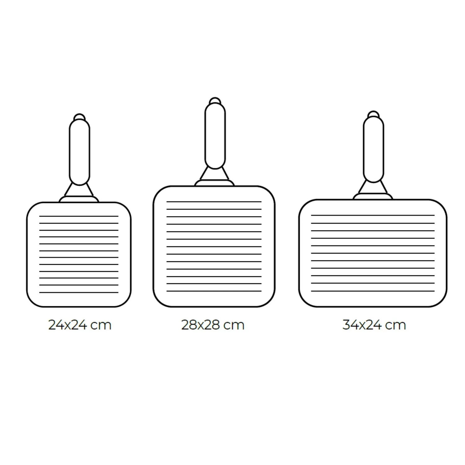 Guzzini Cook&Special grillpande induktion foldbart håndtag