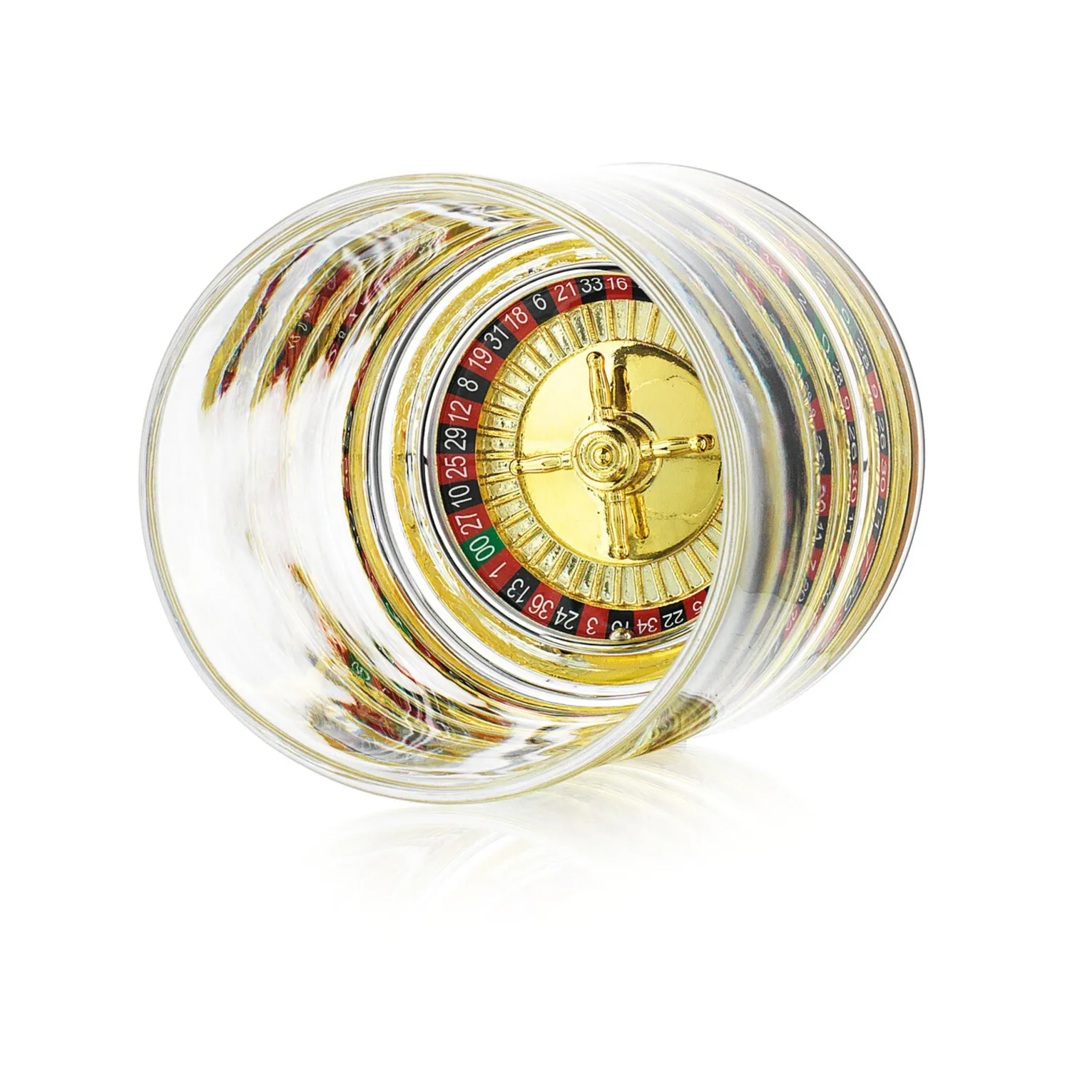 Godinger Roulette Double Old Fashion whiskyglas 2 stk krystal
