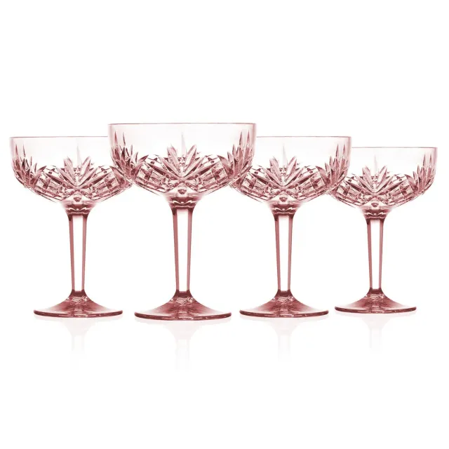Godinger Dublin champagne coupe 4 stk blush akryl