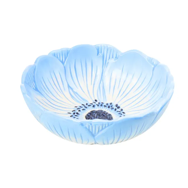 Godinger Poppy Blue Flower cerealskål 590 ml