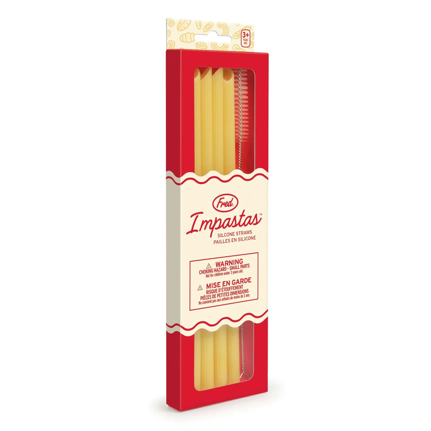 Fred Impastas sugerør silikone 4 stk pasta