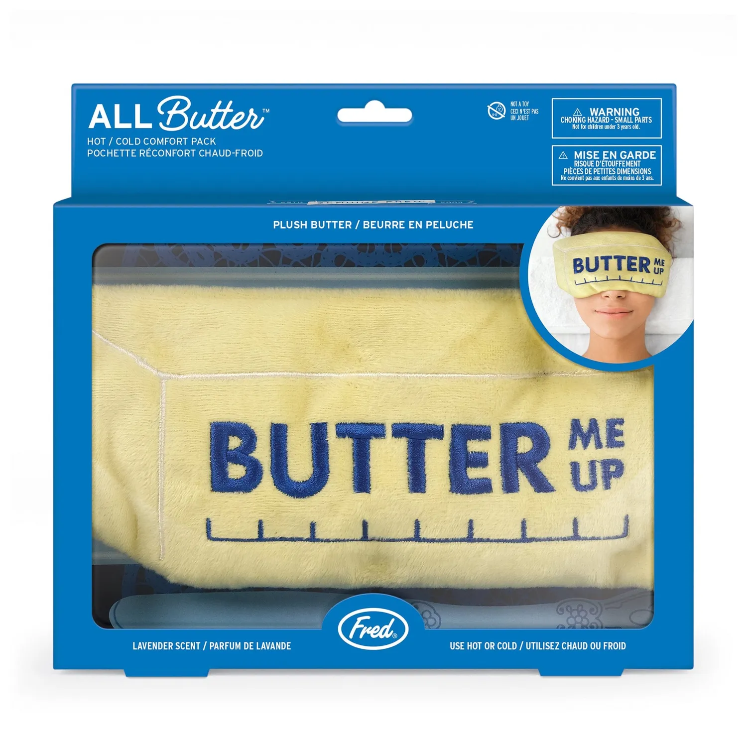 Fred All Butter øjenpude lavendel varm/kold
