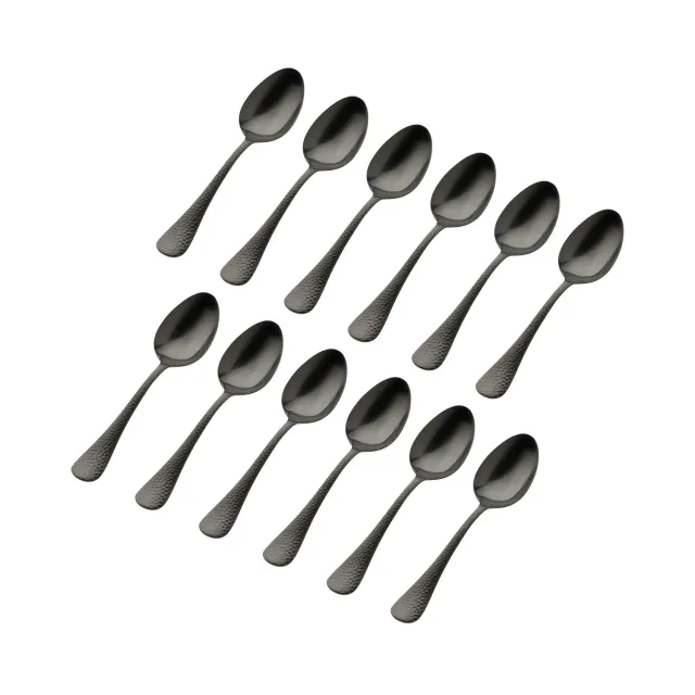 Godinger Salem Matte Black spiseske 12 stk matsort