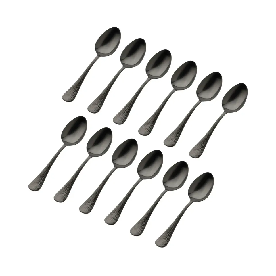 Godinger Salem Matte Black spiseske 12 stk matsort