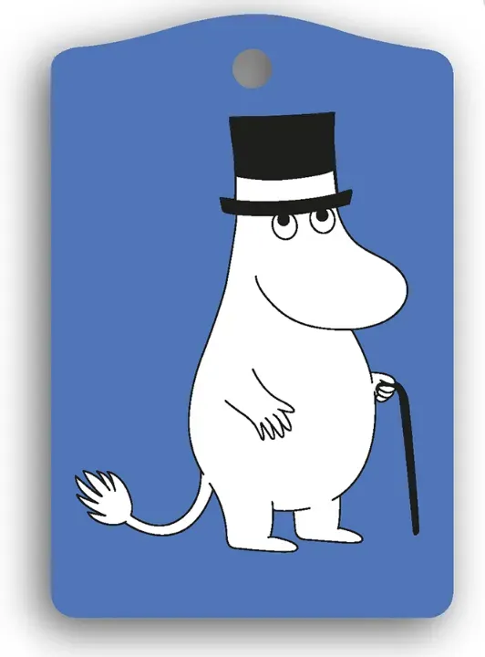 Opto Design Moomin Moominpapa bagagemærke blå
