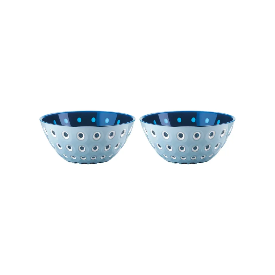 Guzzini Le Murrine skål Ø12 cm 2 stk lyseblå