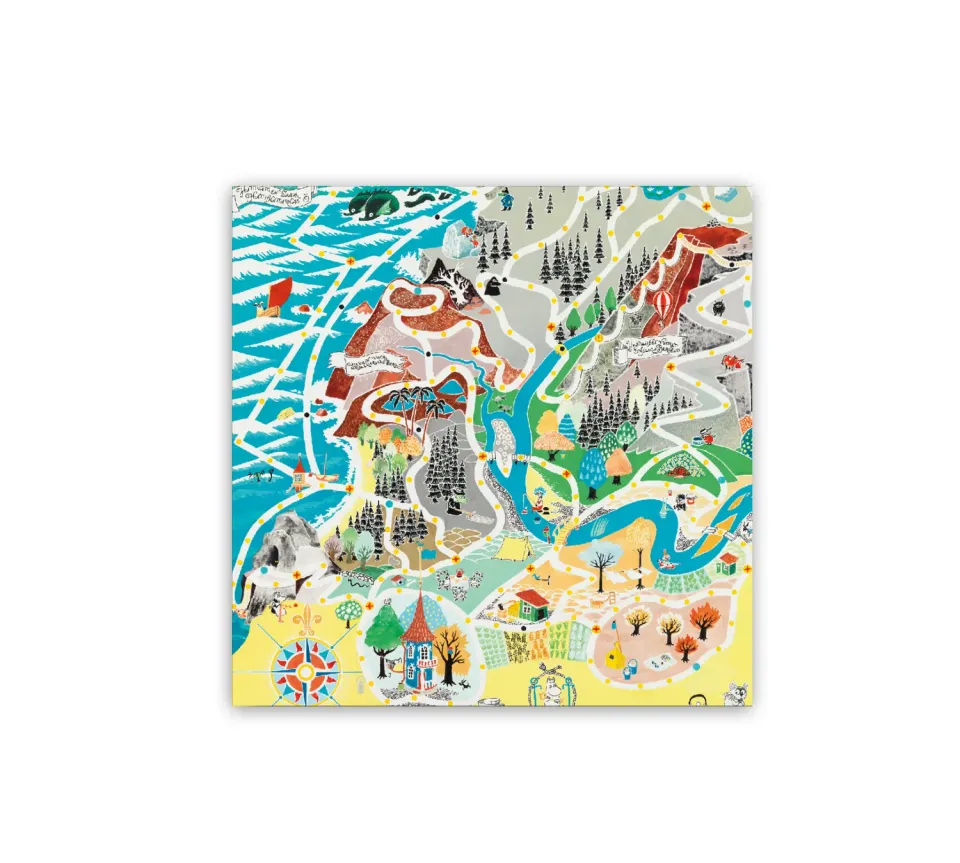 Opto Design Moomin Japan Map servietter 33x33 20 stk