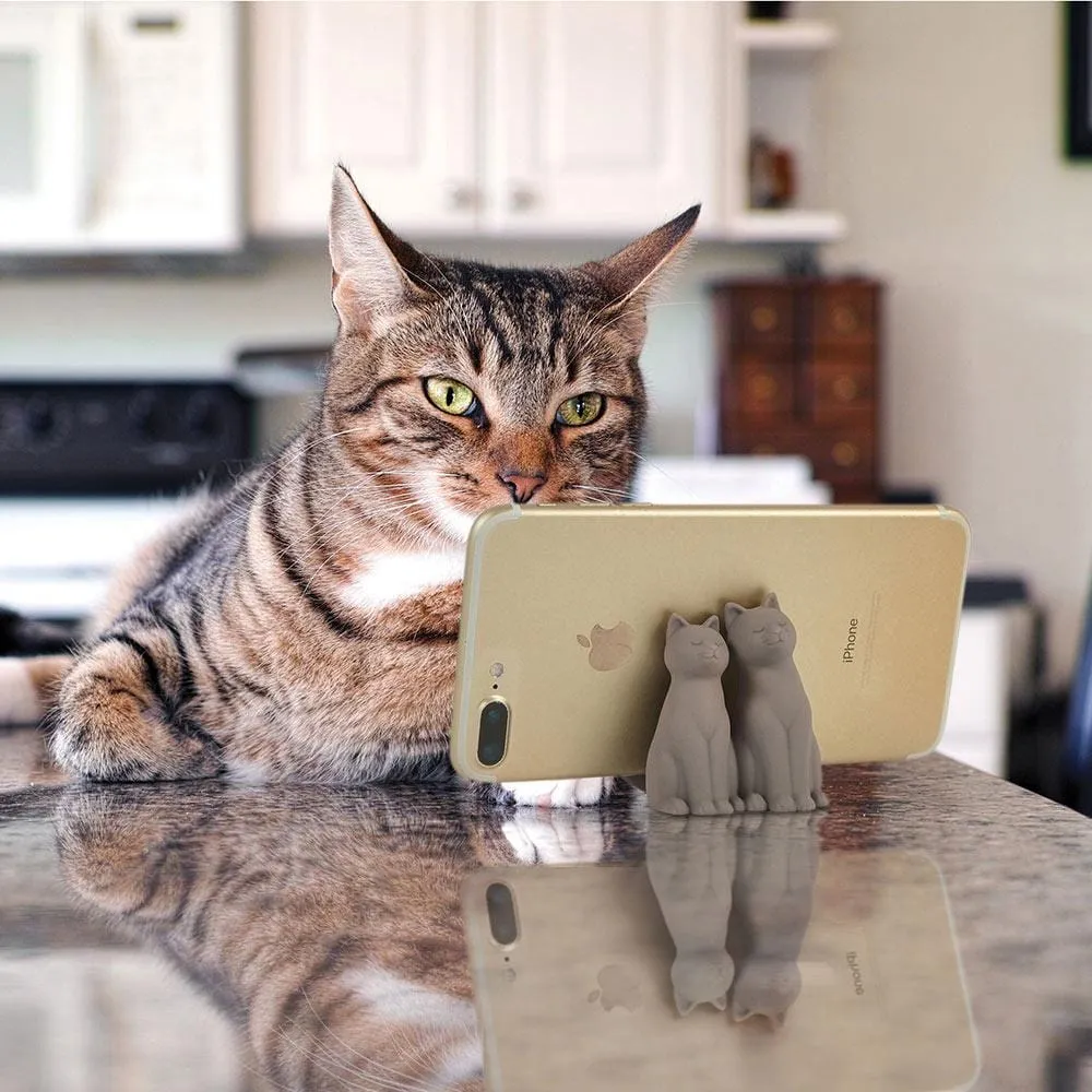 Fred Cat Call telefonholder kat i silikone