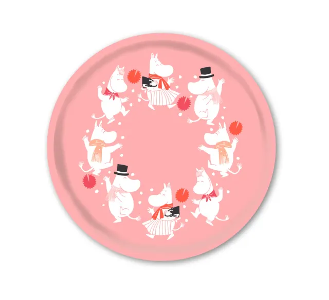 Opto Design Moomin Celebration Pink bakke Ø31 lyserød