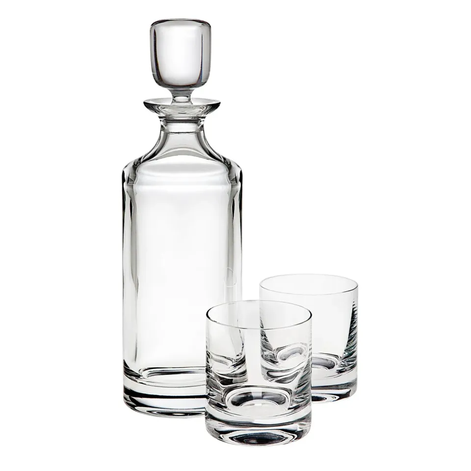 Godinger Pure whisky karaffelsæt 3 dele krystal