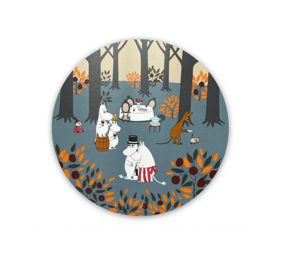 Opto Design Moomin Autumn Leaves grydeunderlag Ø21