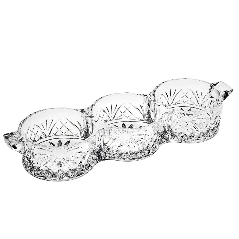 Godinger Dublin Triple Bottle flaskeholder klar krystal