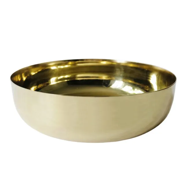 Godinger Hawthorne salatskål guld 96 oz stål