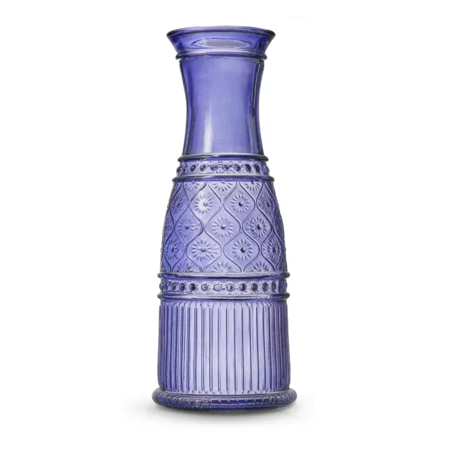 Godinger Claro Blue karaffel blå 32 oz præget