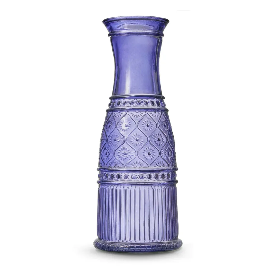 Godinger Claro Blue karaffel blå 32 oz præget