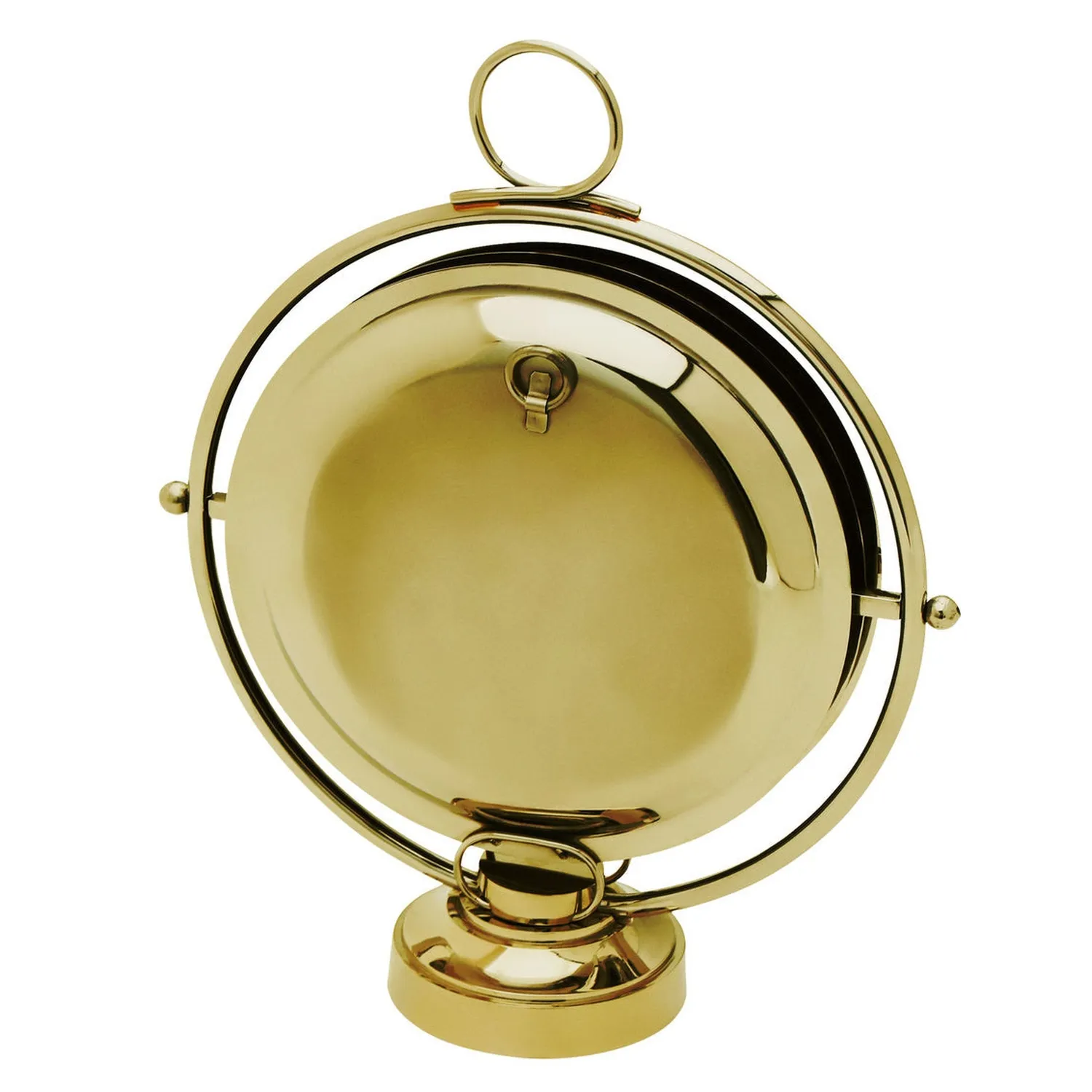 Godinger etagere 2 etager rund guld sammenklappelig