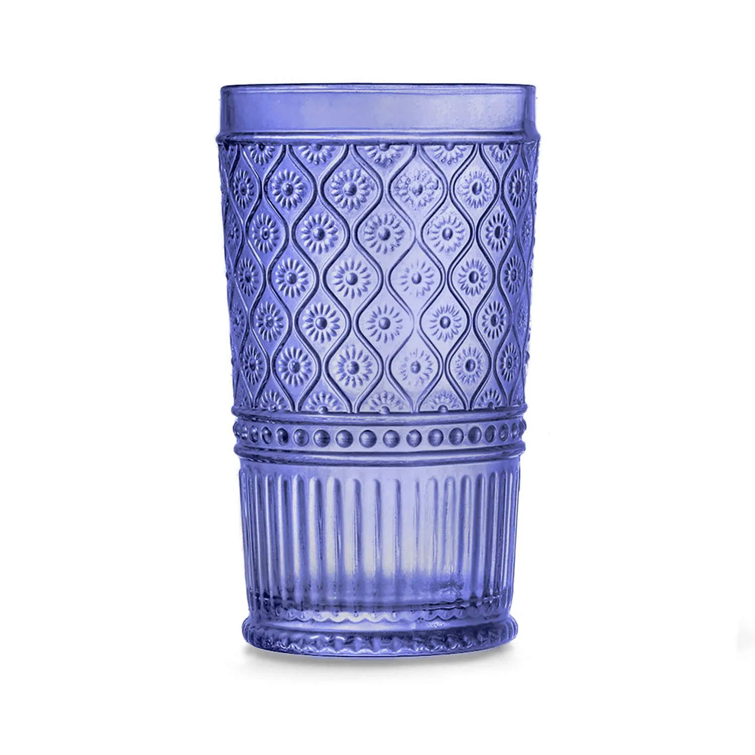 Godinger Claro glas highball blå 4 stk