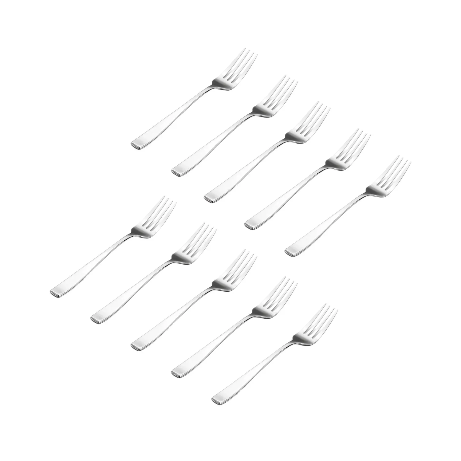 Godinger Chisel middagsgafler matte 10 stk 20,9 cm