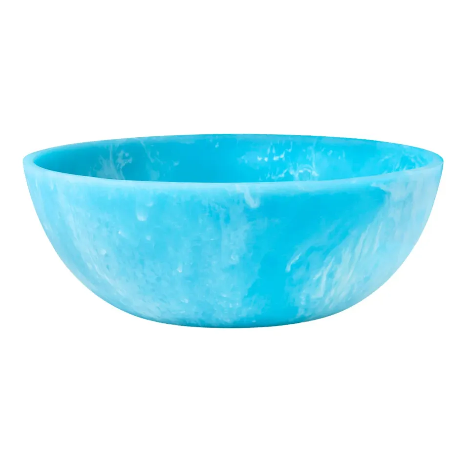Godinger Lucente salatskål mat blå resin