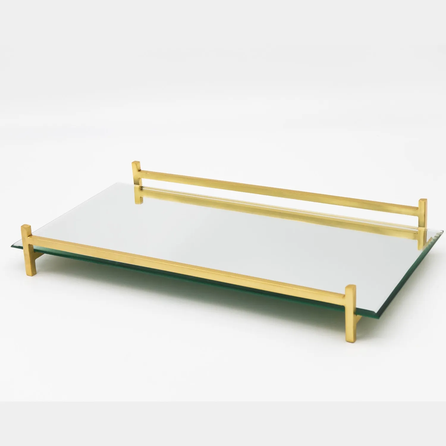 Godinger serveringsbakke spejl guld 40 cm