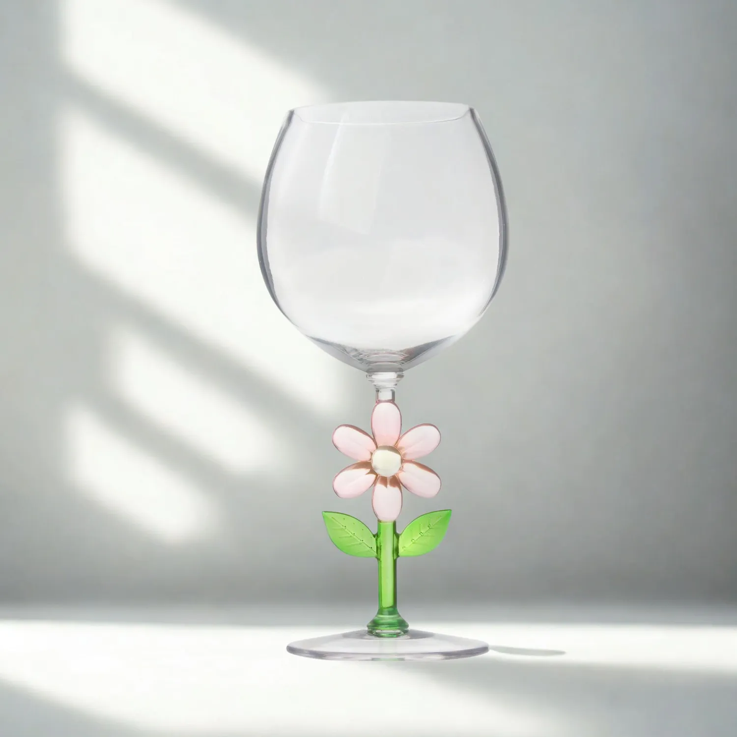 Godinger Flower vinglas akryl blomsterstilk 568 ml