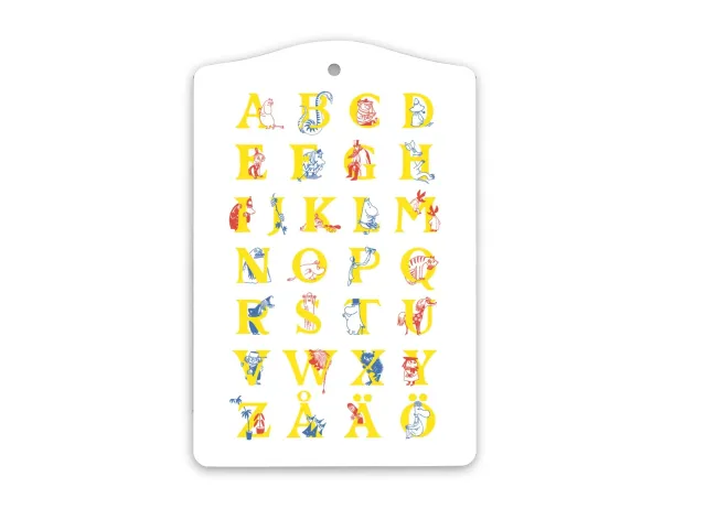Opto Design Moomin ABC skærebræt 30x20 cm træ