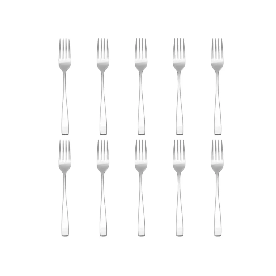 Godinger Chisel middagsgafler matte 10 stk 20,9 cm