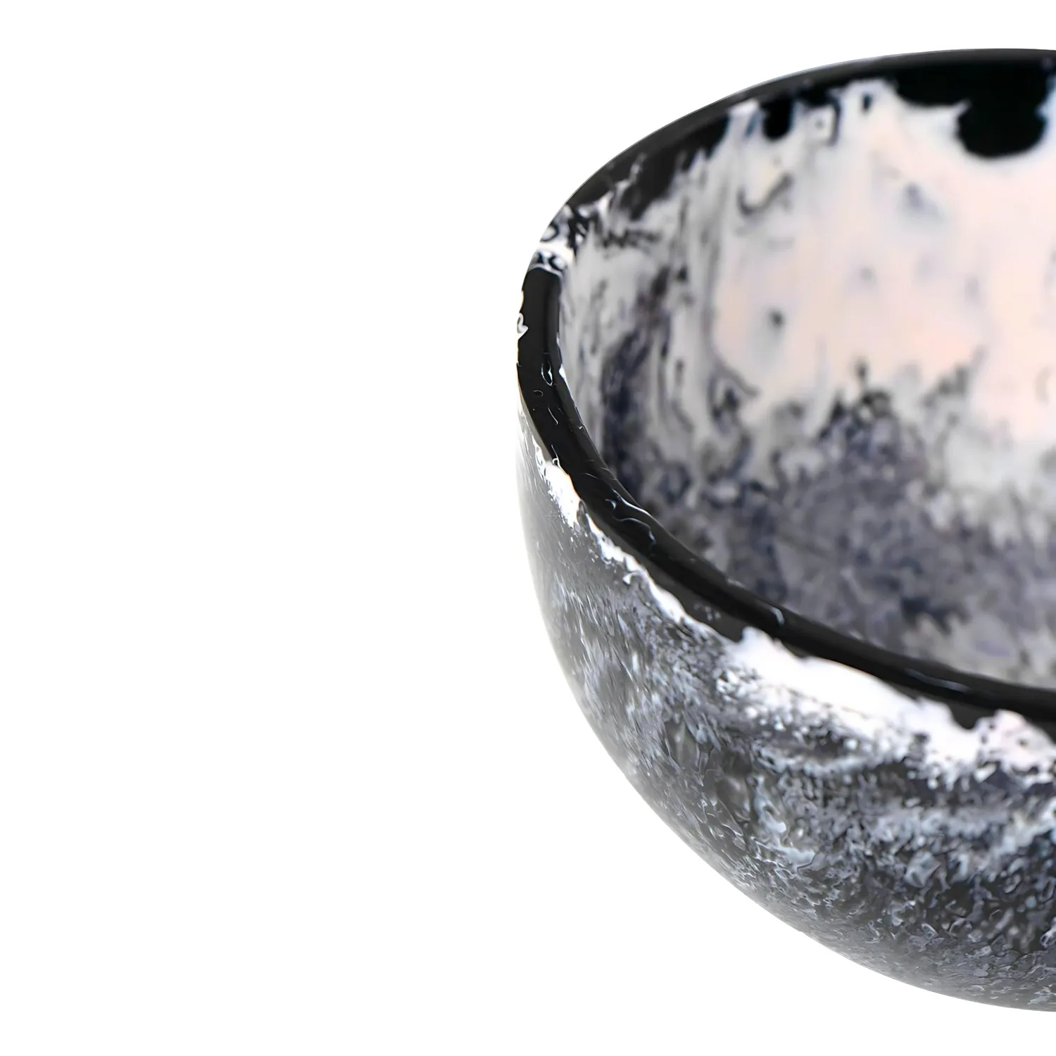 Godinger Lucente snackskål sort-hvid resin 8,5 dl