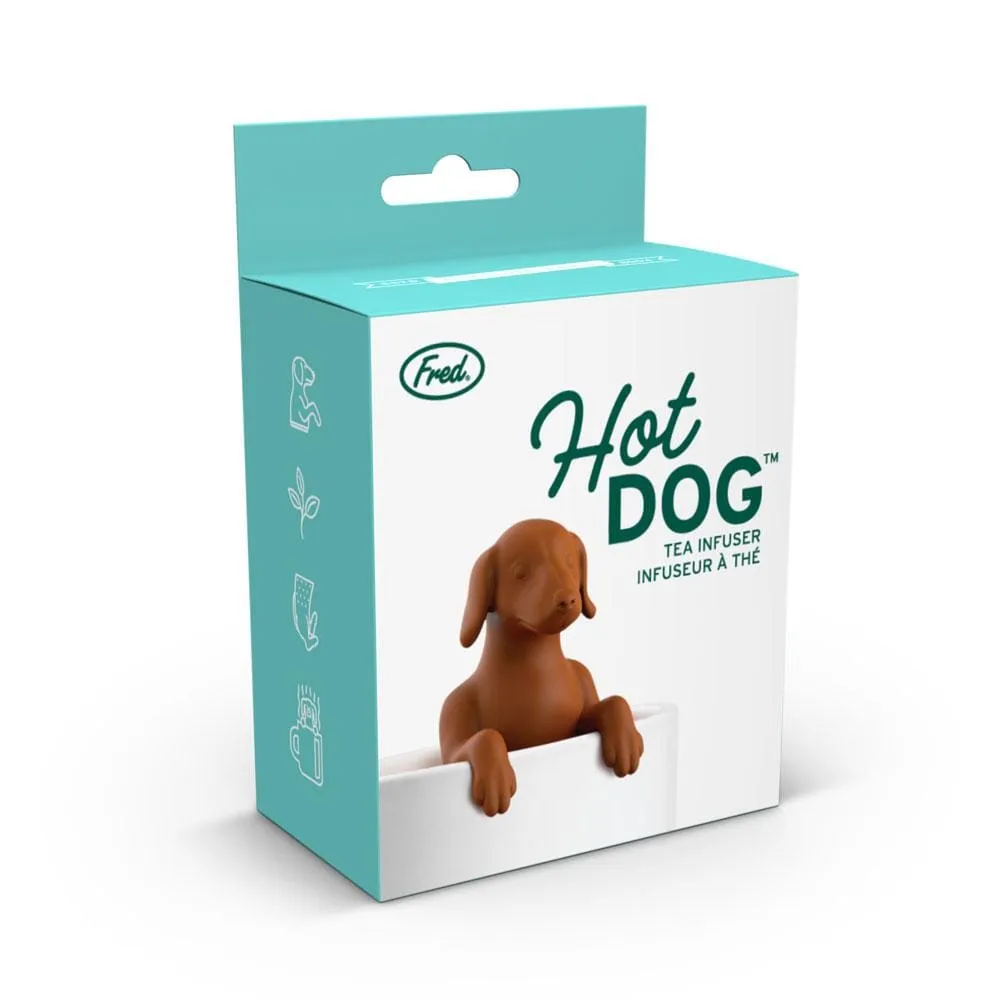 Fred Hot Dog teinfuser gravhund silikone