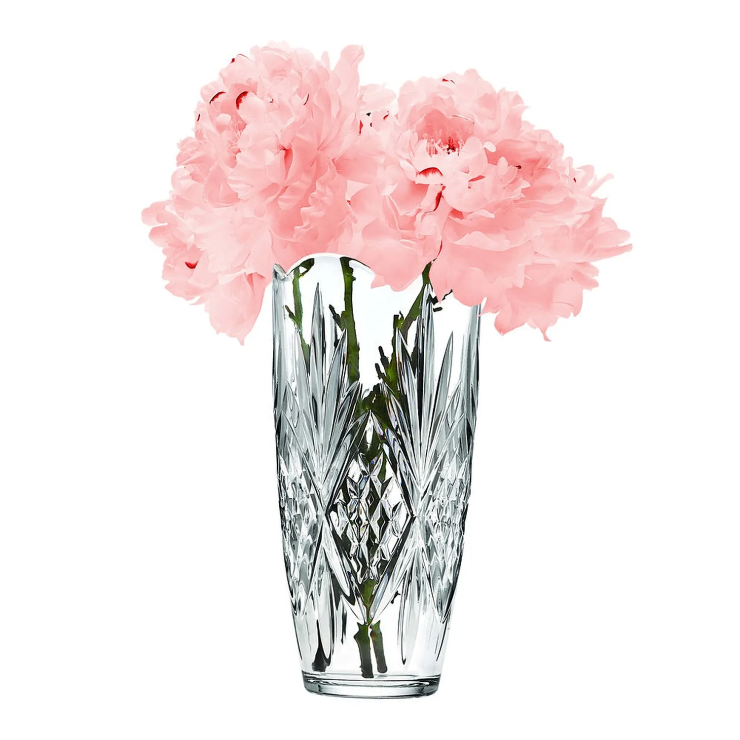Godinger Dublin Scalloped vase krystal klar 24 cm