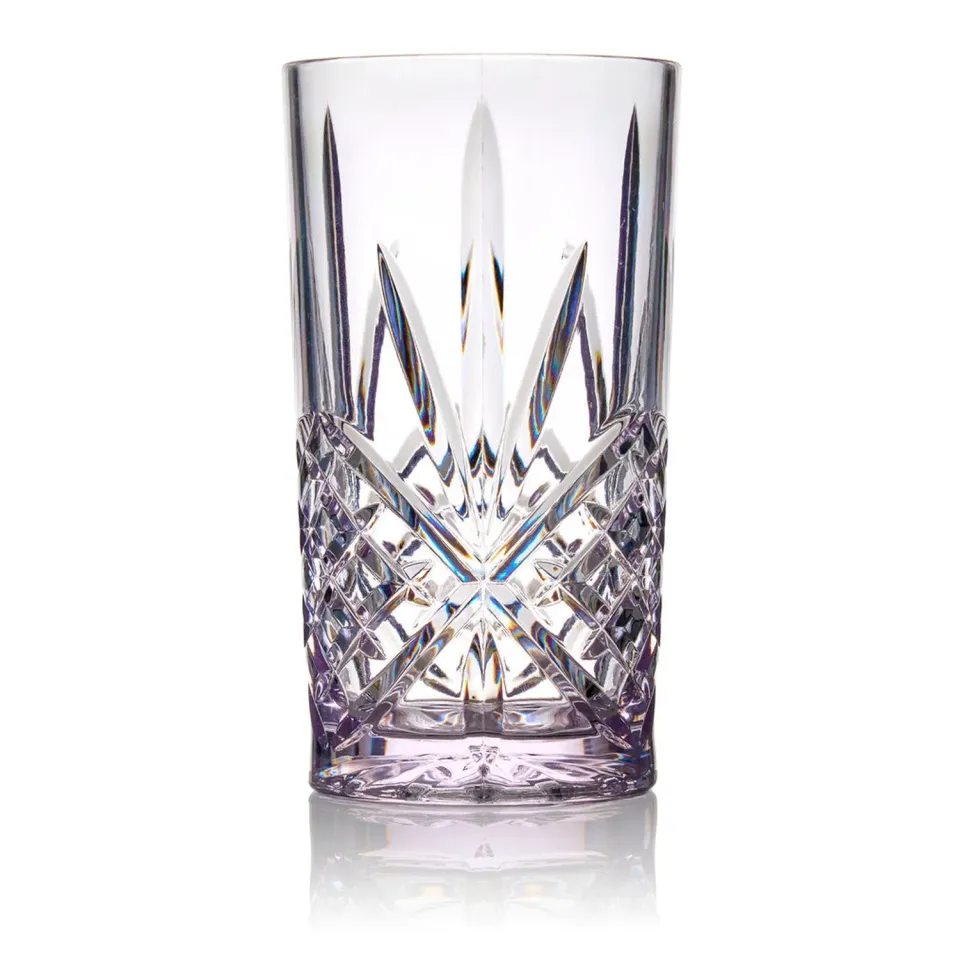 Godinger Dublin highballglas akryl lavendel 10 oz