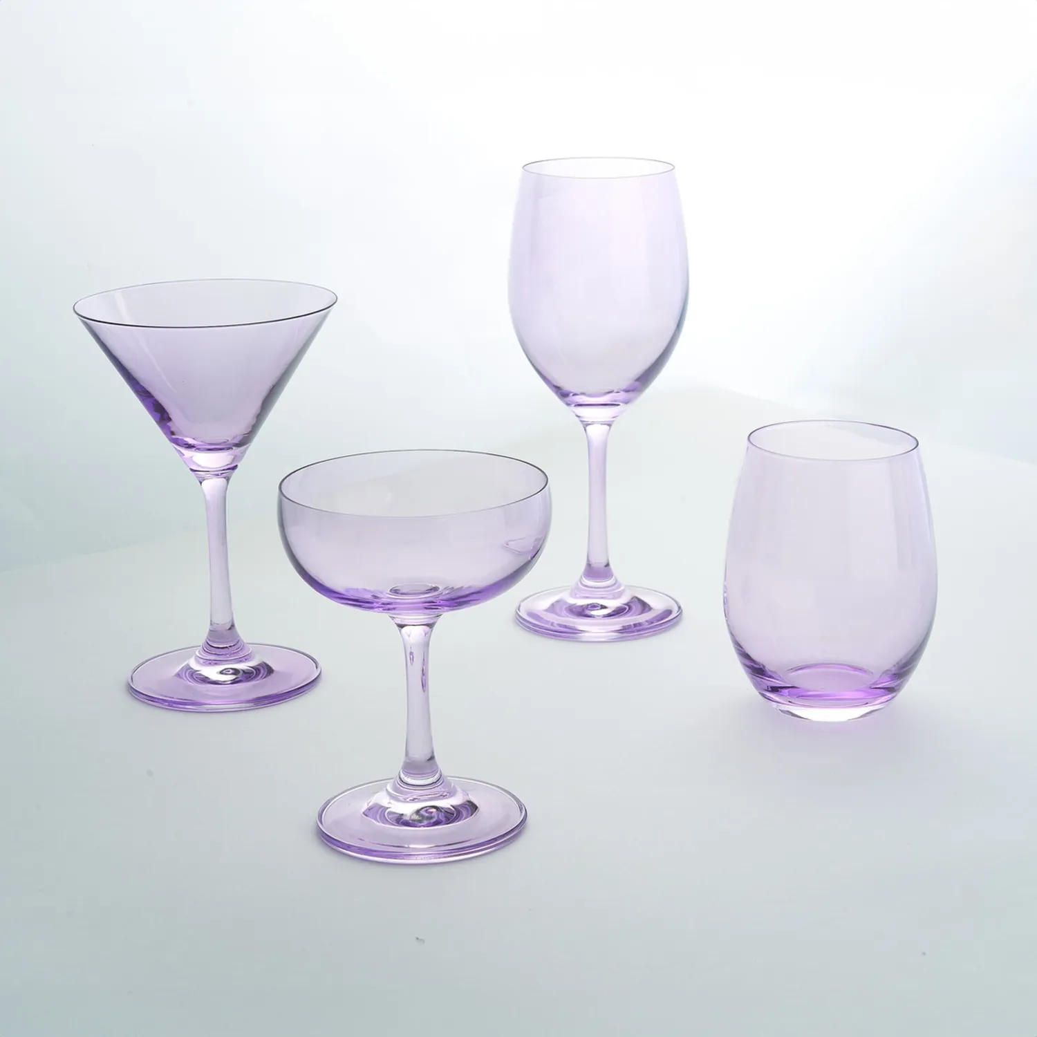 Godinger Veneto hvidvinsglas ametyst 4 stk 35 cl