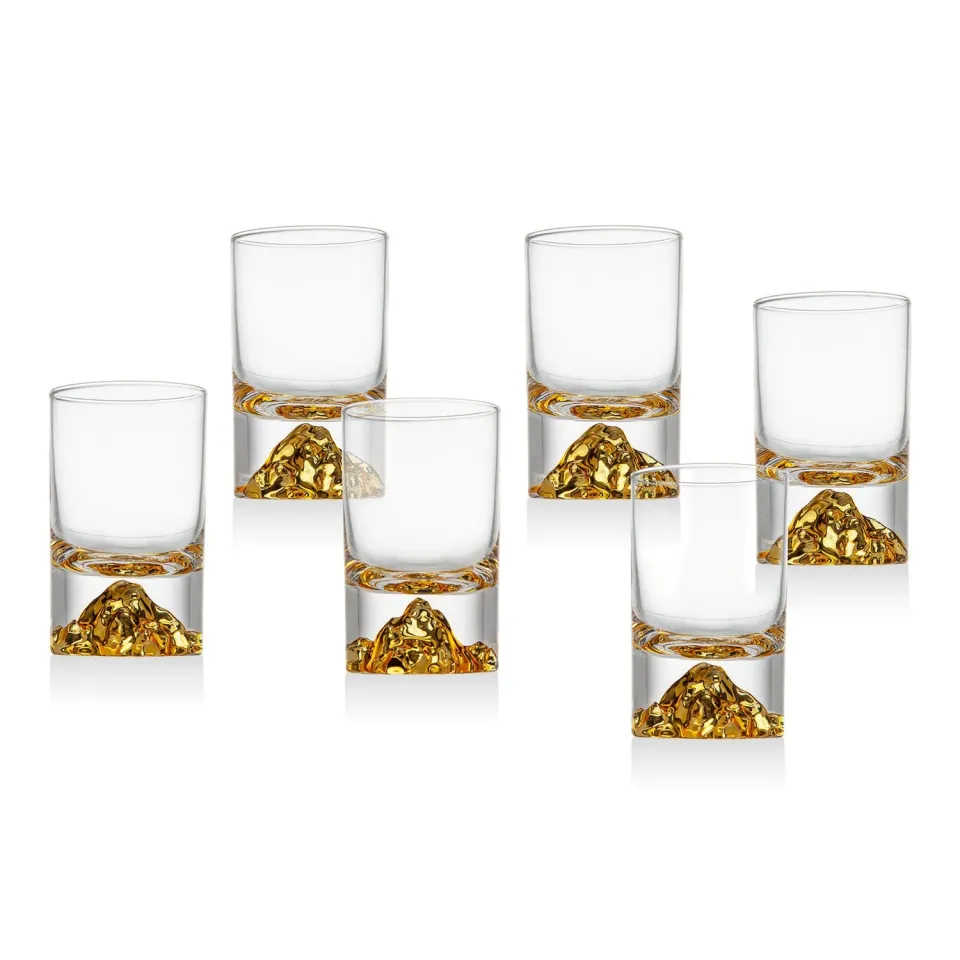 Godinger Sierra shotglas krystal guld 6 stk 60 ml
