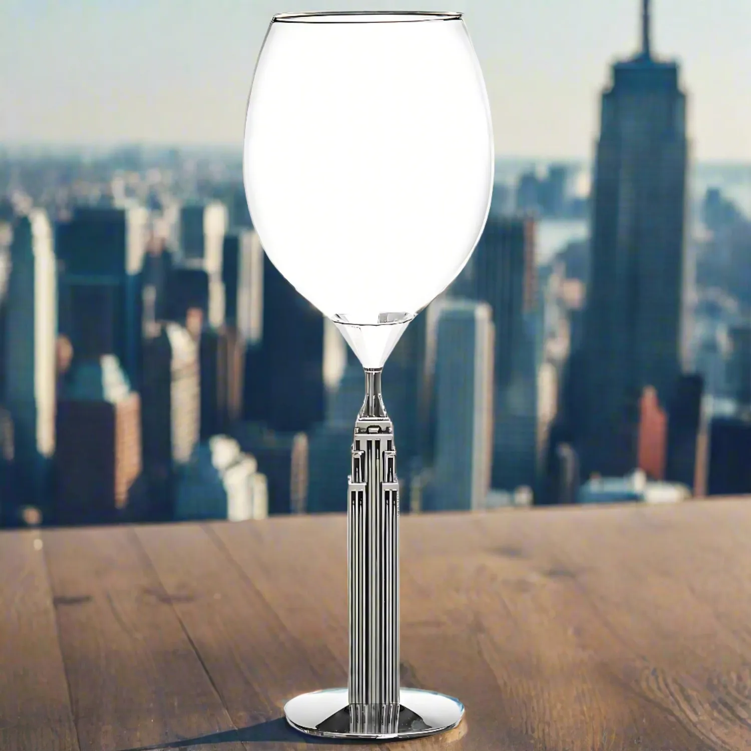 Godinger Landmark Empire State vinglas krystal 17 oz
