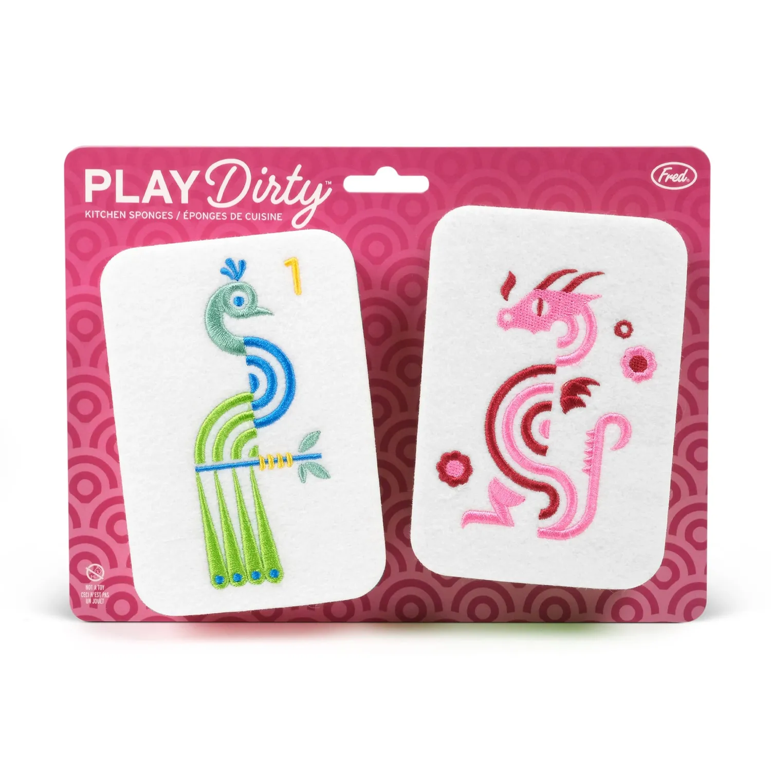 Fred Play Dirty køkkensvampe 2 stk mahjong