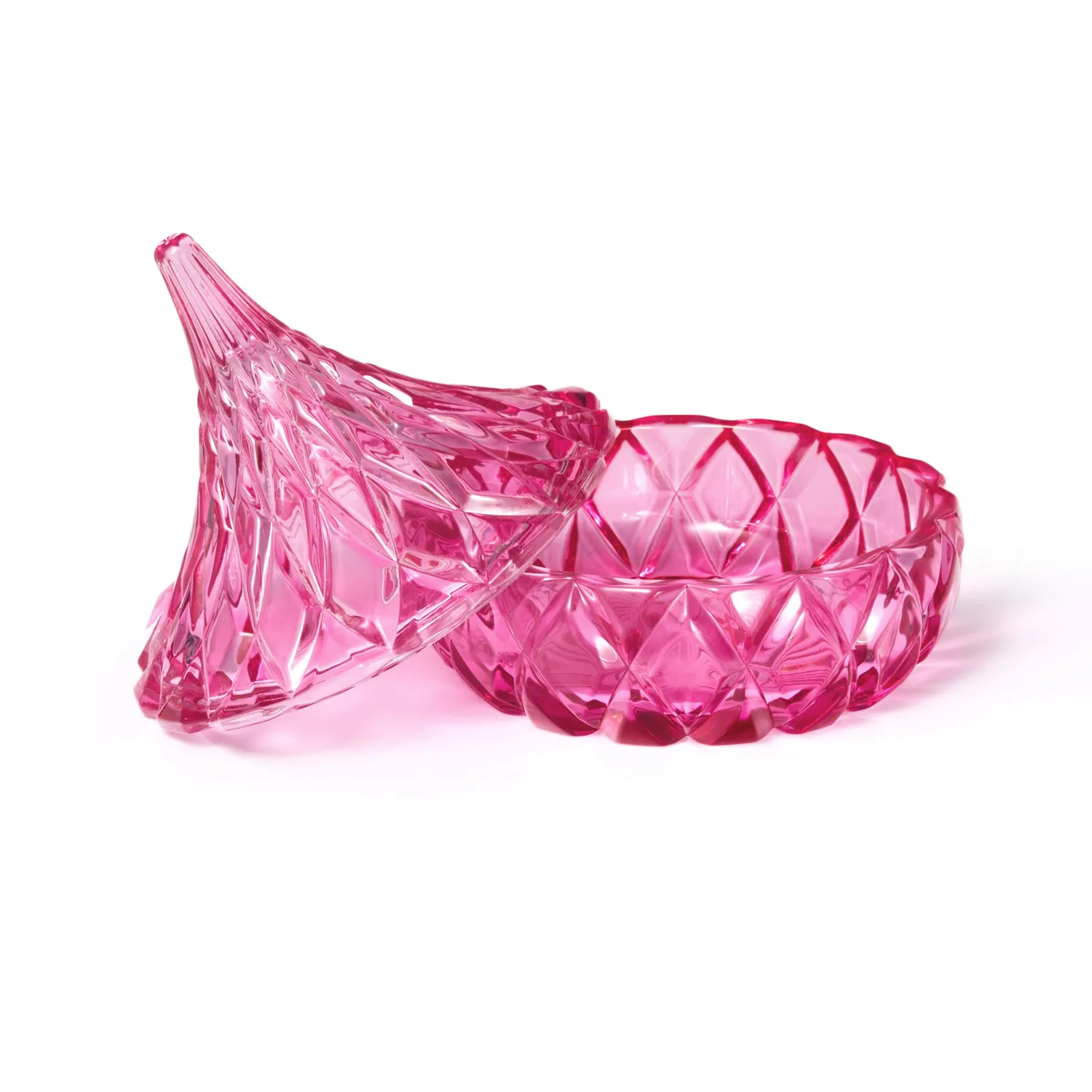 Godinger Hershey's Kisses slikskål pink krystal