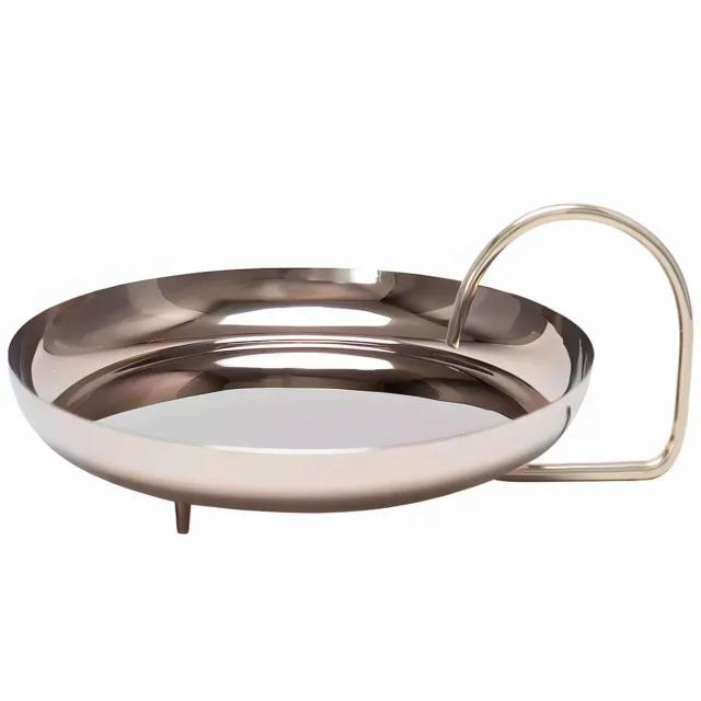 Godinger Calder serveringsfad mini rustfrit stål spejl