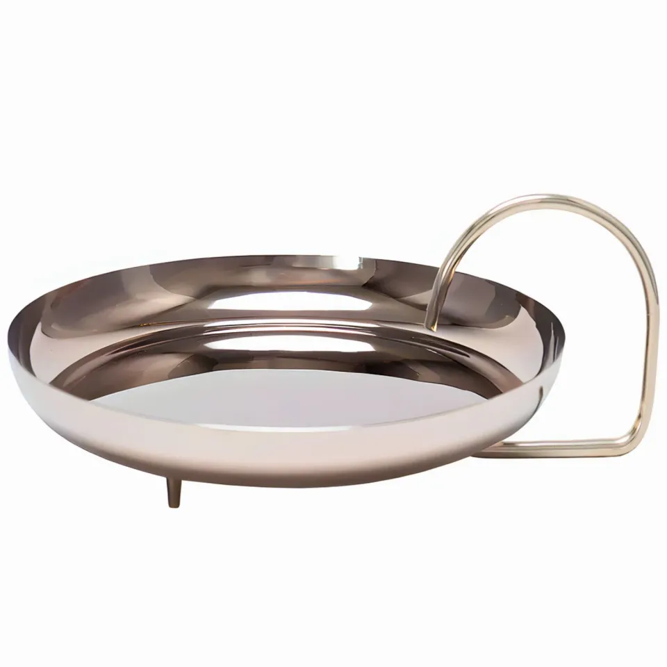 Godinger Calder serveringsfad mini rustfrit stål spejl