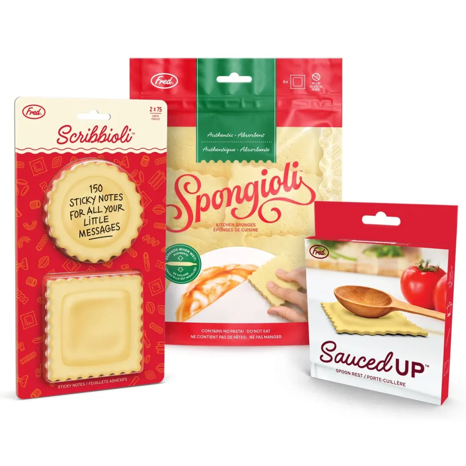 Fred & Friends Ravioli Bundle gavesæt 3 dele pasta