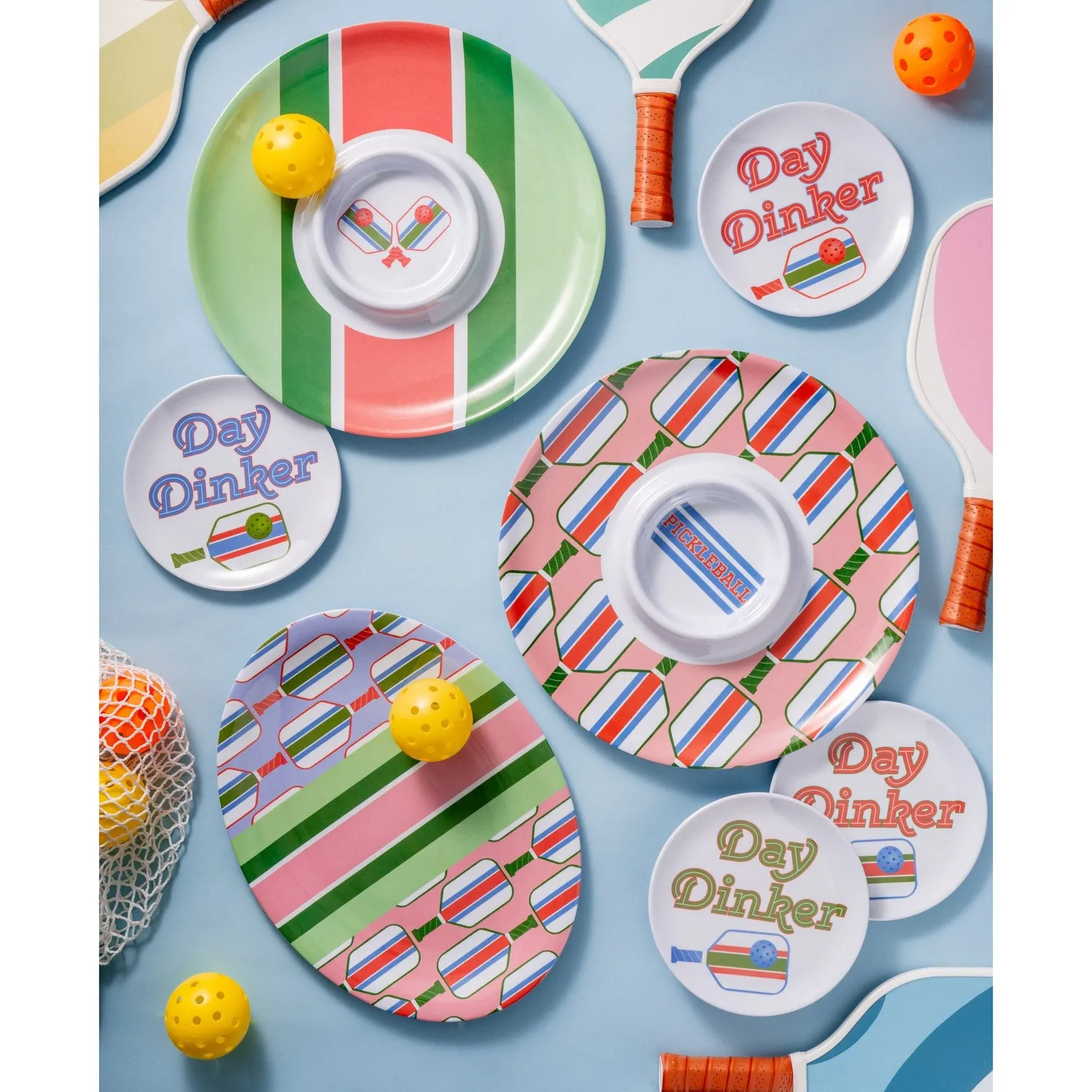 Godinger Pickle Ball chip- og dipfad melamin