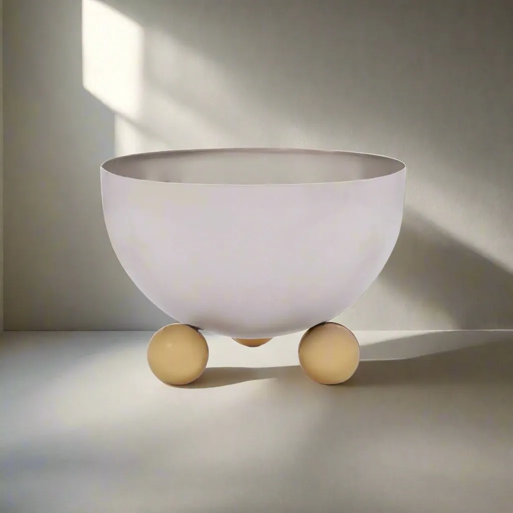 Godinger Temari serveringsskål på fod guld