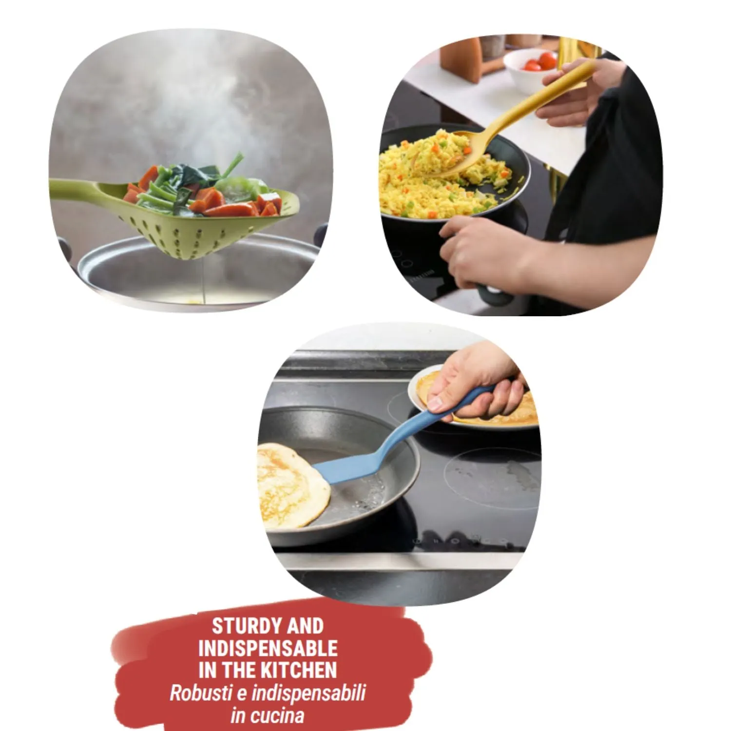 Guzzini Chefline øsesæt 3 stk varmefast