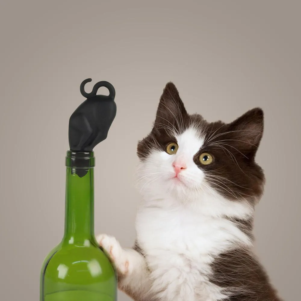 Fred Stop Kitty flaskeprop kat silikone